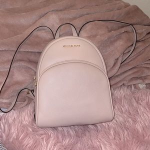 Micheal Kors nude/blush backpack